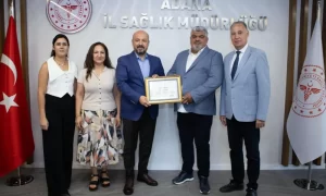 Halil Nacar’dan teşekkür belgesi…