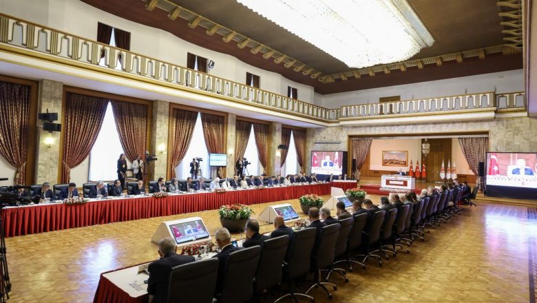  Kurtulmuş Başkanlığında Milli Dayanışma Komisyonu toplandı