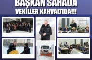 BAŞKAN SAHADA, VEKİLLER KAHVALTIDA!..